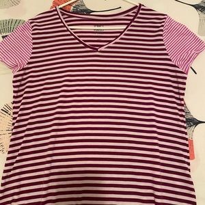 Color Block Strip Top